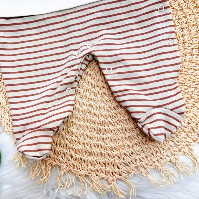 Macacão Trape Zape - Tigre - Off White e Marrom